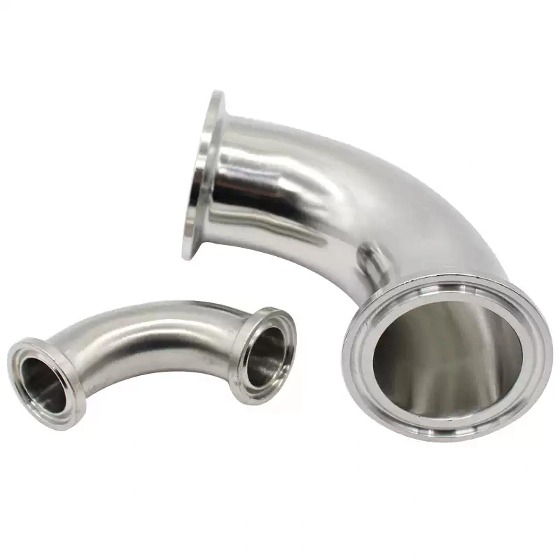 Codo y tubo DIN higiénico de acero inoxidable Codo y tubo DIN higiénico de acero inoxidable