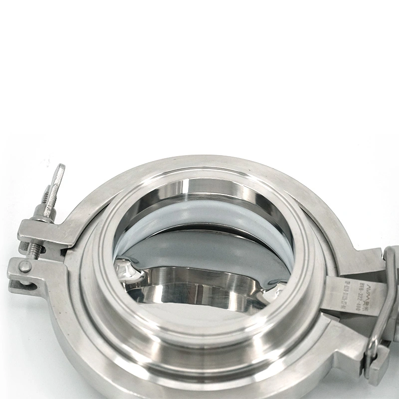 Sanitary Stainless Steel Powder Docking Butterfly Valve
